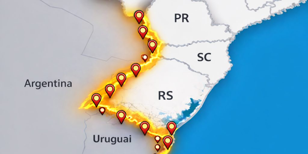 Fronteiras Logística Economia PR