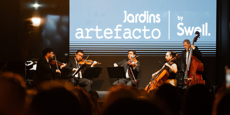 Marketing imobiliário lançamento empreendimento de luxo Swell Construções Economia PR